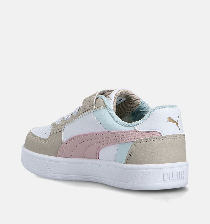 Puma Caven 2.0 Block Witte Sneakers voor meisjes (359171) - geschikt voor steunzolen