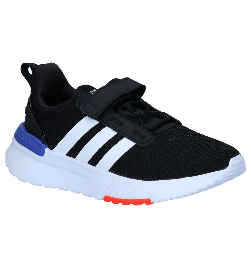 adidas Racer TR21 I Zwarte Sneakers voor jongens (311322) - geschikt voor steunzolen