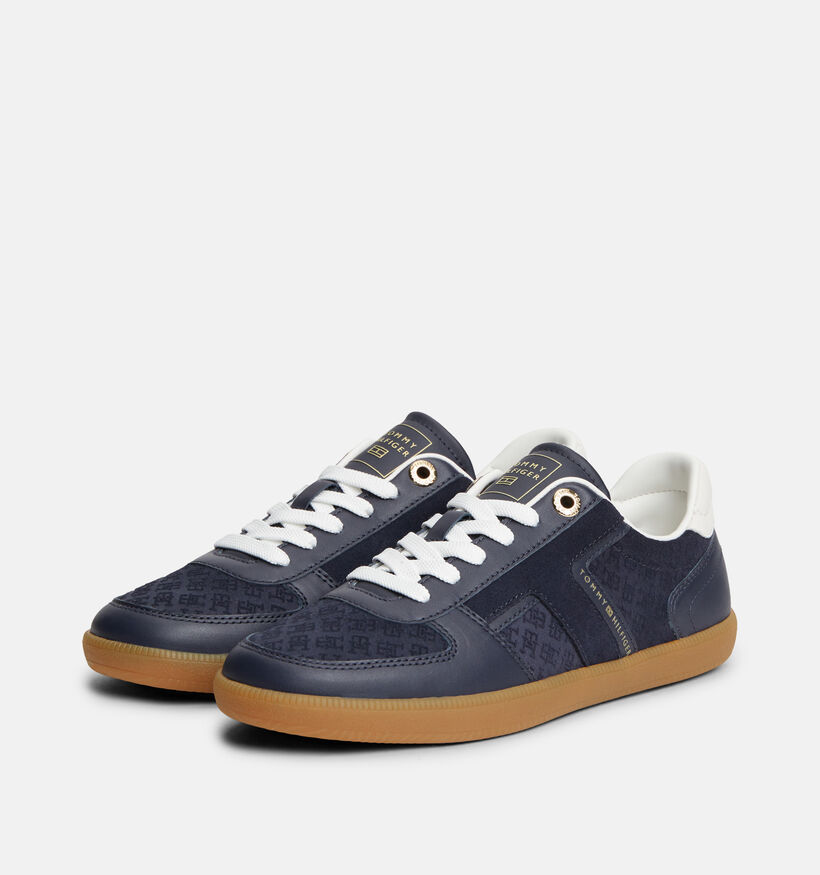 Tommy Hilfiger Tribeca Donkerblauwe Lage Sneakers voor dames (378108) - geschikt voor steunzolen