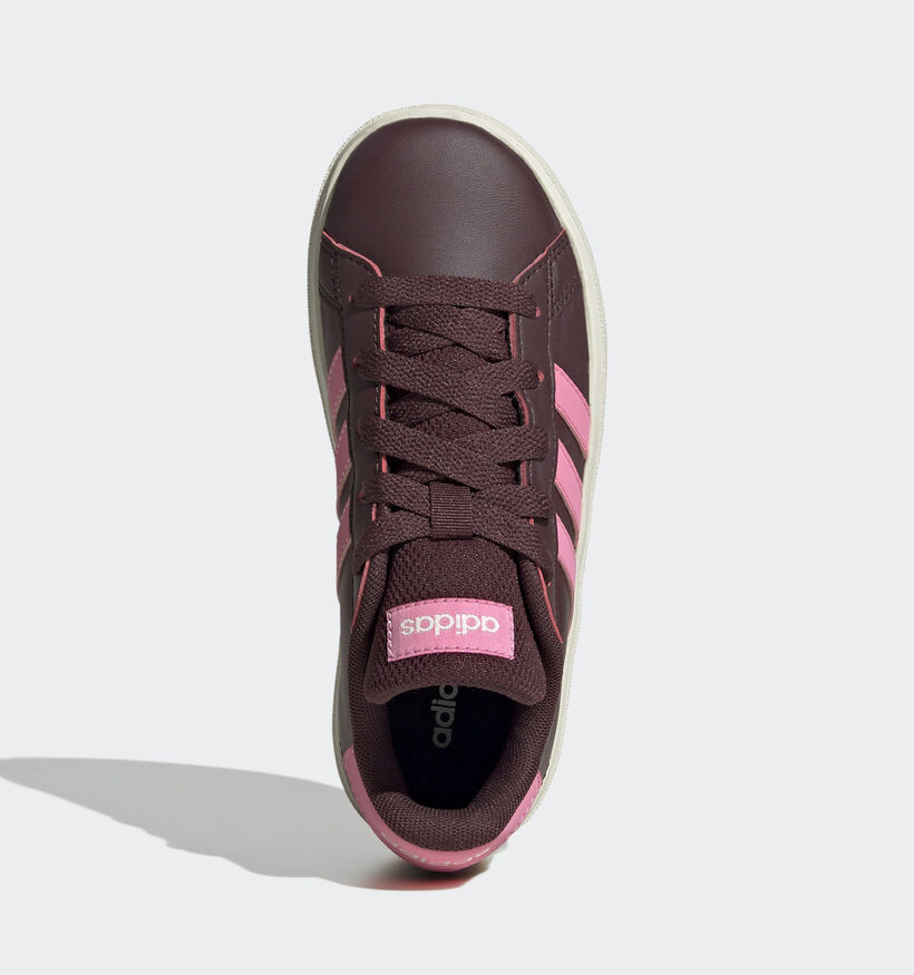 adidas Grand Court 2.0 Baskets en Bordeaux pour filles (361534)