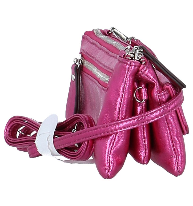 Emmy Wieleman Rimini Roze Crossbody Tas in kunstleer (215311)