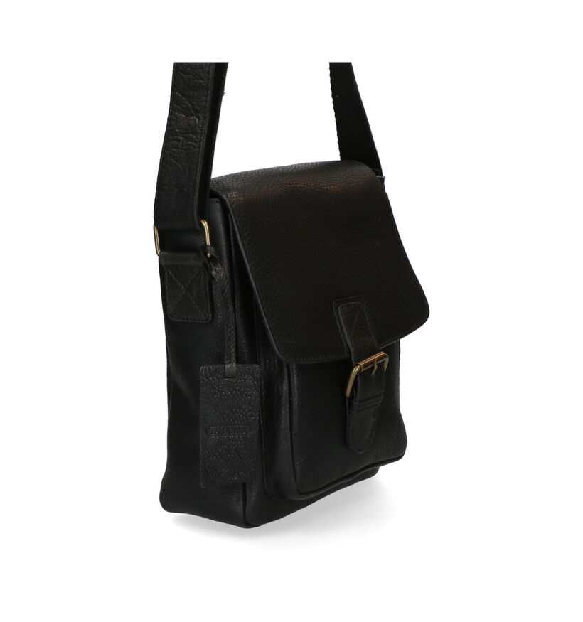 Burkely Ranger Sac porté croisé en Noir en cuir (312239)