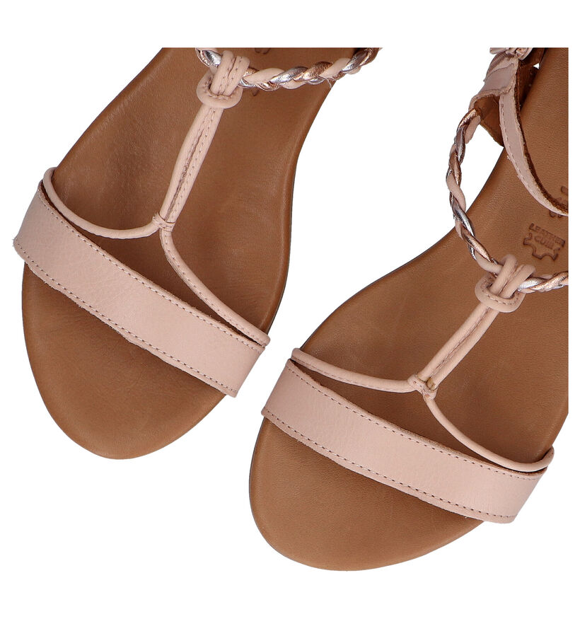 Tamaris Bronzen Sandalen in leer (289303)