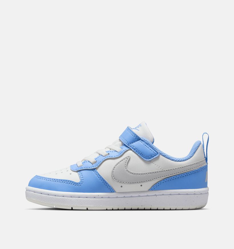 Nike Court Borough Baskets basses en Bleu pour filles, garçons (357363) - pour semelles orthopédiques