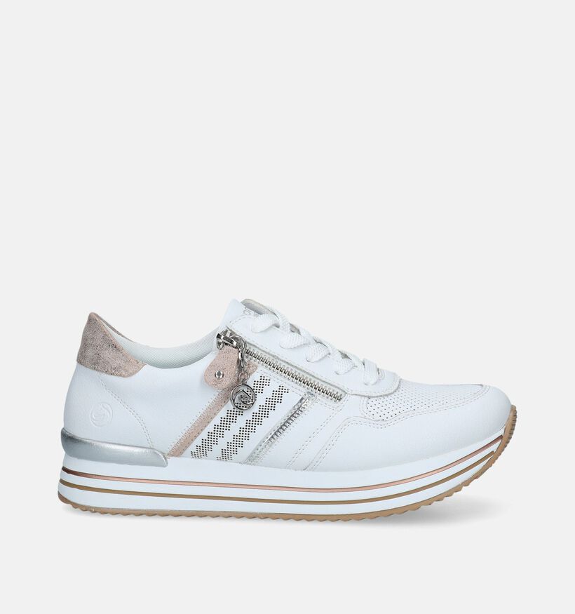 Remonte Witte Sneakers voor dames (335539) - geschikt voor steunzolen
