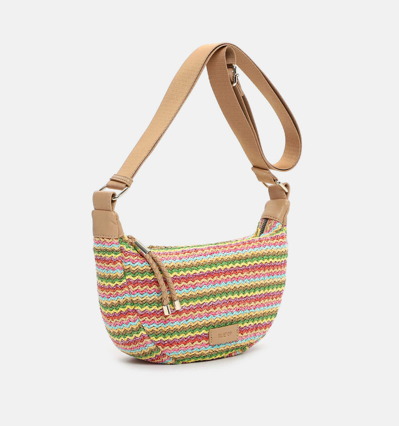 Emily & Noah Rue Roze Gestreepte Crossbodytas voor dames (371498)