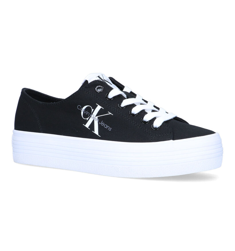 Calvin Klein Vulc Flatform Baskets en Noir pour femmes (321039) - pour semelles orthopédiques