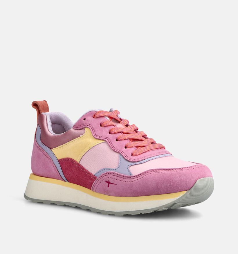 Tamaris Baskets casual en Rose pour femmes (368550) - pour semelles orthop&eacute;diques