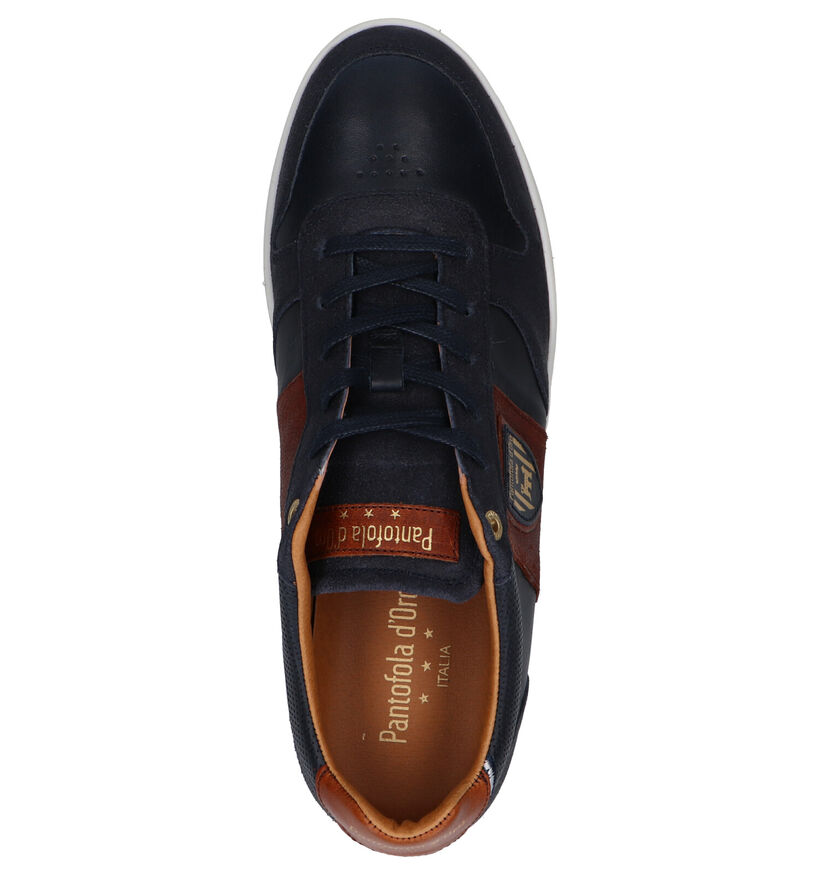 Pantofola d'Oro Milito Chaussures à lacets en Cognac pour hommes (305441) - pour semelles orthopédiques