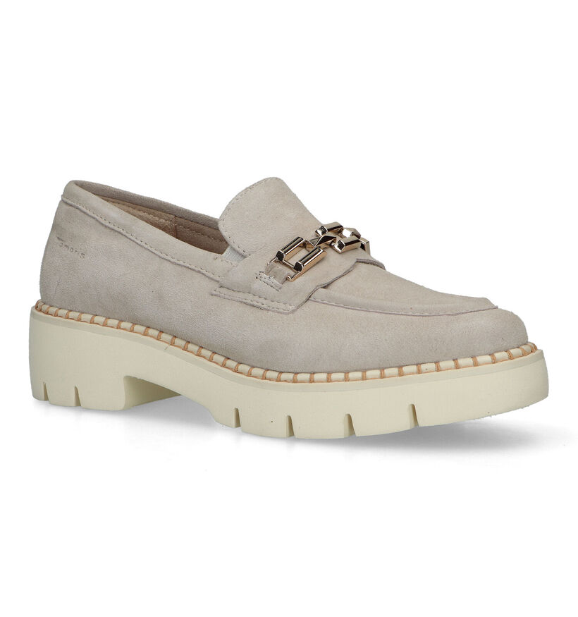 Tamaris Comfort Beige Instappers voor dames (323042) - geschikt voor steunzolen