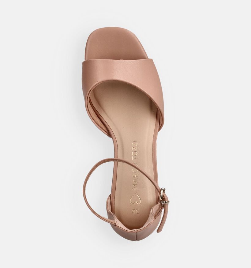 Marco Tozzi Sandales &agrave; talons en Rose pour femmes (371865)