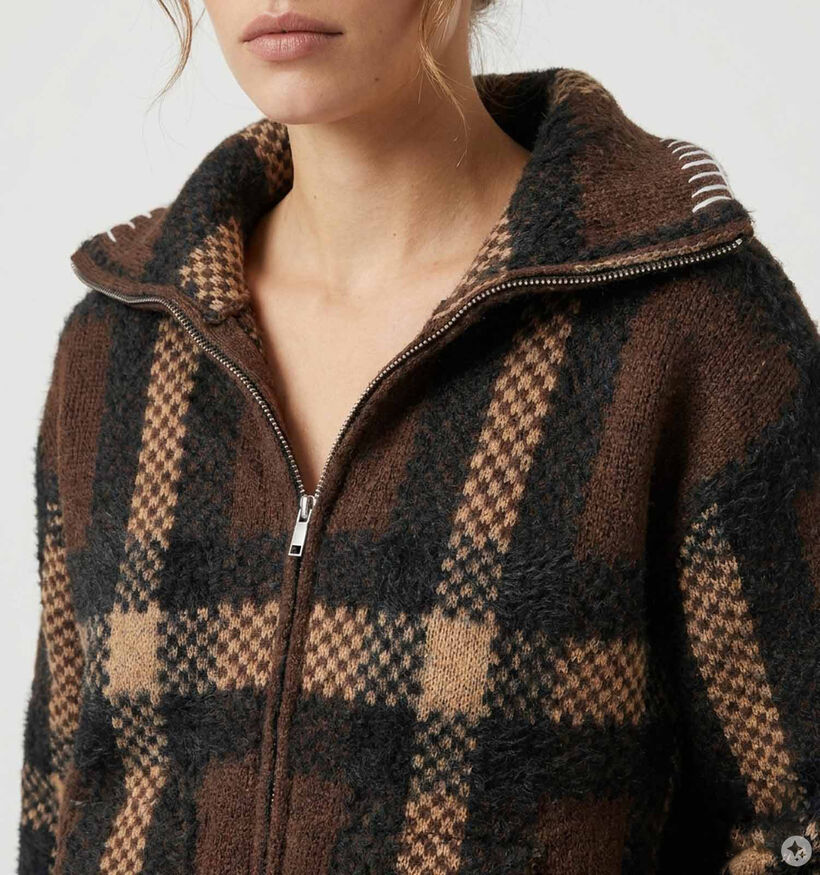 Orfeo Palomee Bruine Korte Jas voor dames (381632)