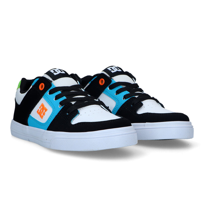 DC Shoes Pure Elastic Baskets en Bleu pour garçons (334936)