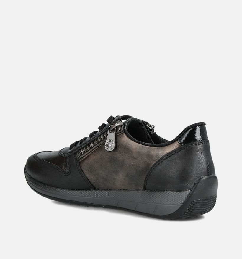 Rieker Chaussures à lacets en Noir pour femmes (360476) - pour semelles orthopédiques