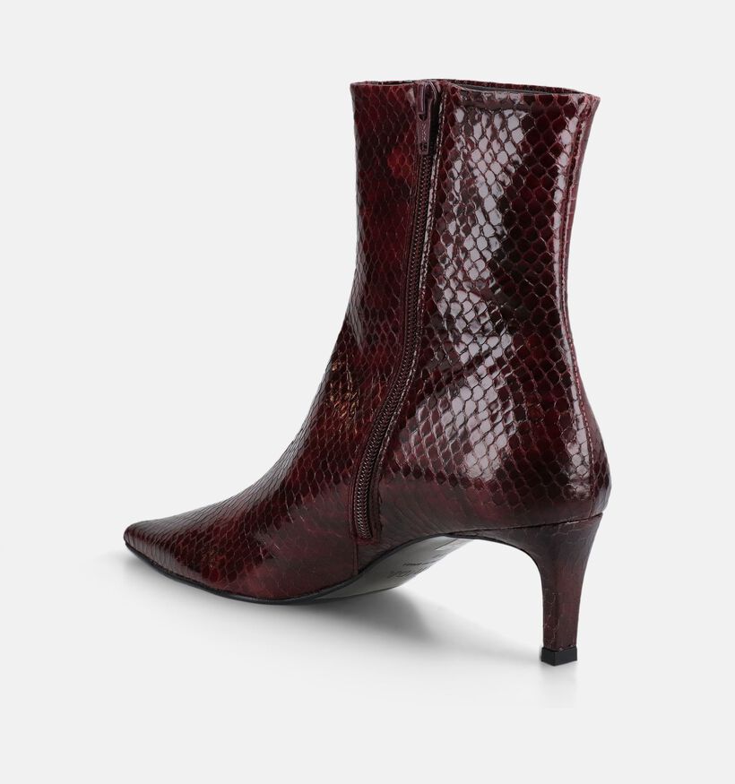 Zinda Bottines en Bordeaux pour femmes (380889)