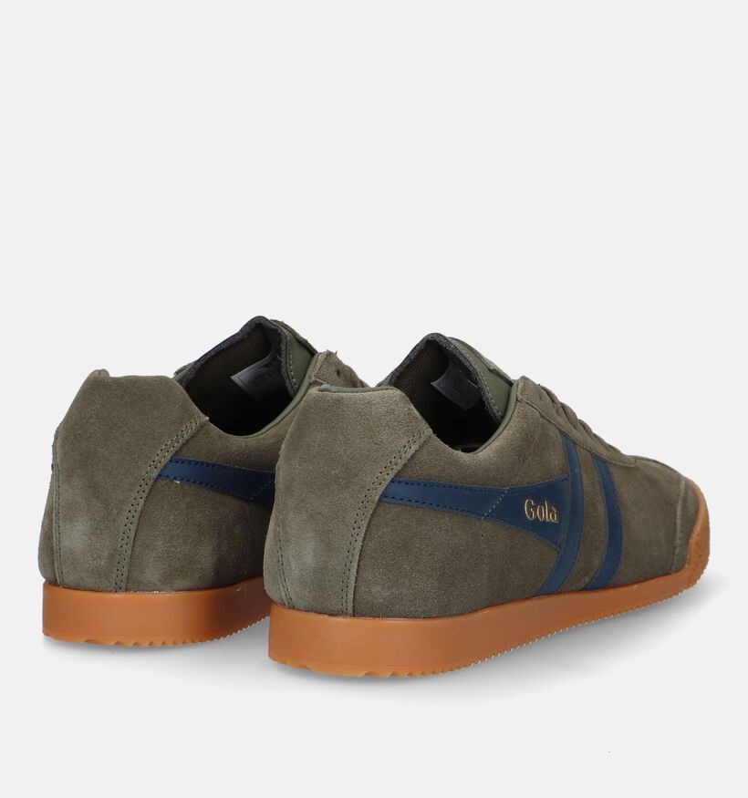 Gola Harrier Kaki Sneakers voor heren (328676) - geschikt voor steunzolen