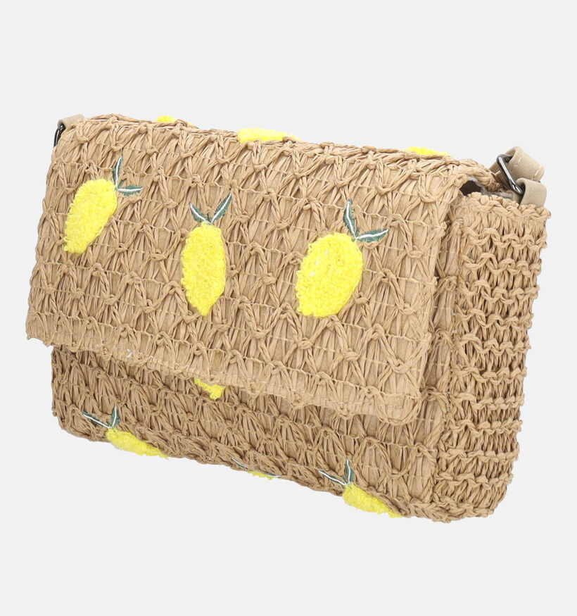 ZEBRA Citroen Lichtbeige/Gele Crossbodytas voor dames (374369)