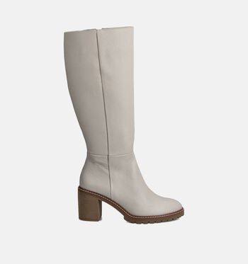 Bottes hautes beige