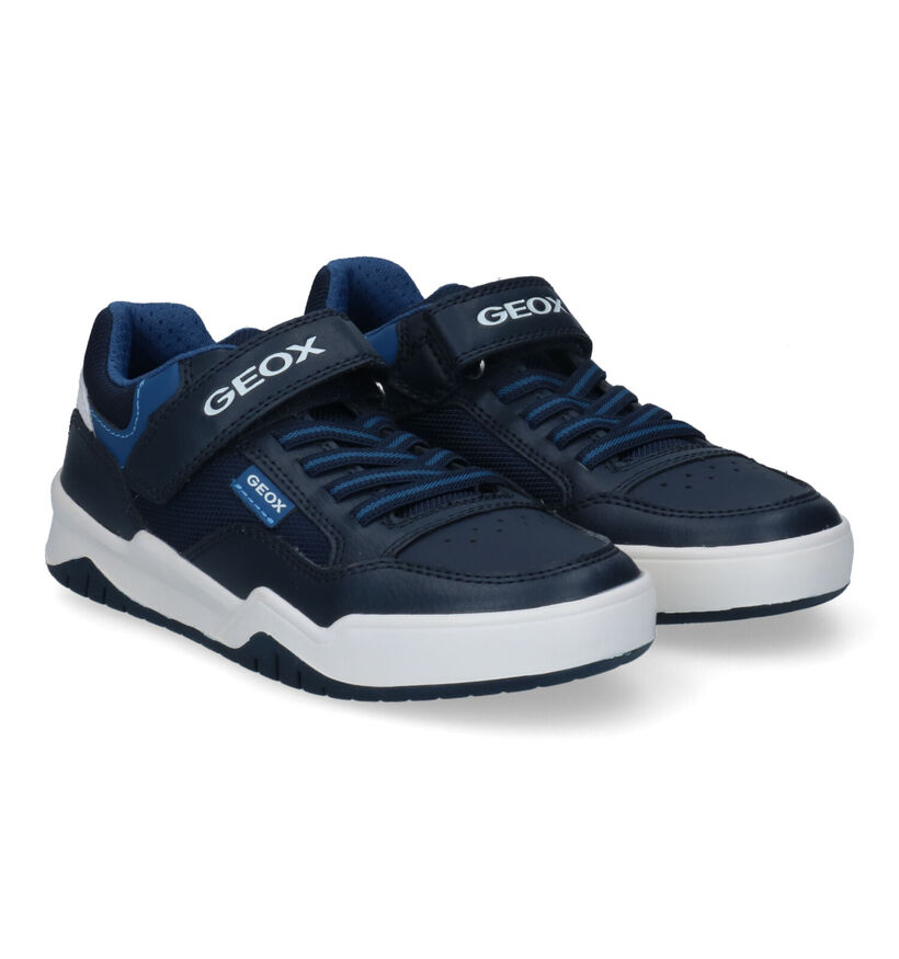 Geox Perth Zwarte Sneakers voor jongens (302609)