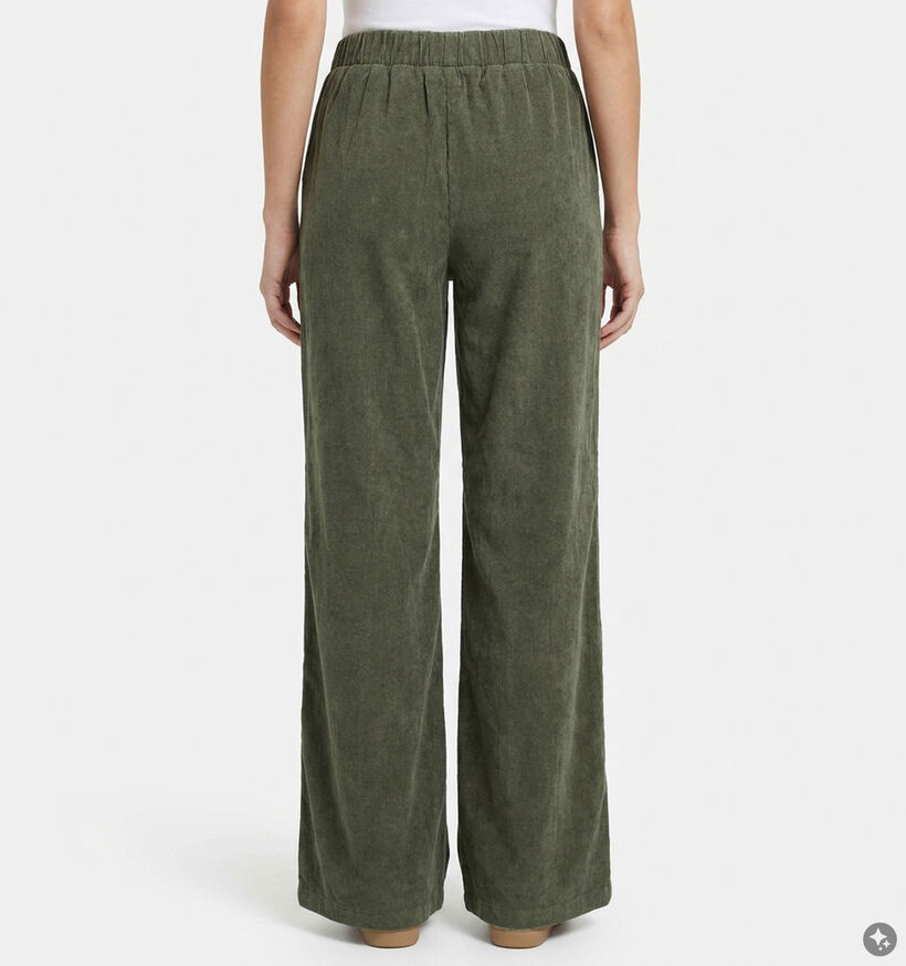 Vero Moda Elly Pantalon Vert Fonc&eacute; pour femmes (379703)