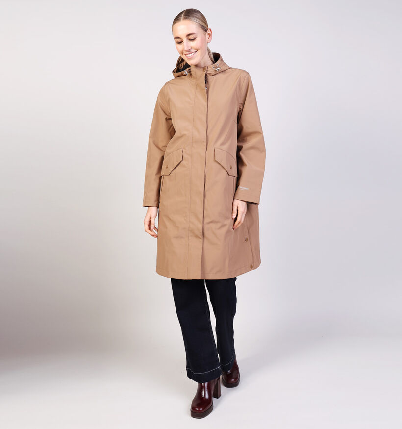 Ilse Jacobsen Daybreak 03 Imperméable Softshell en Marron Ilse Jacobsen Daybreak 03 Imperméable Softshell en Beige pour femmes (365620)