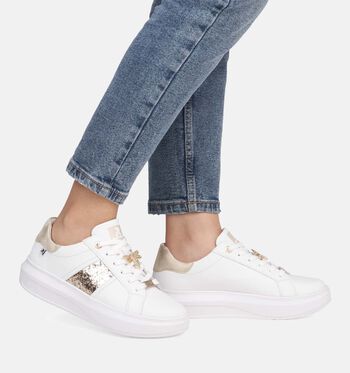 Rieker Chaussures plates Blanc
