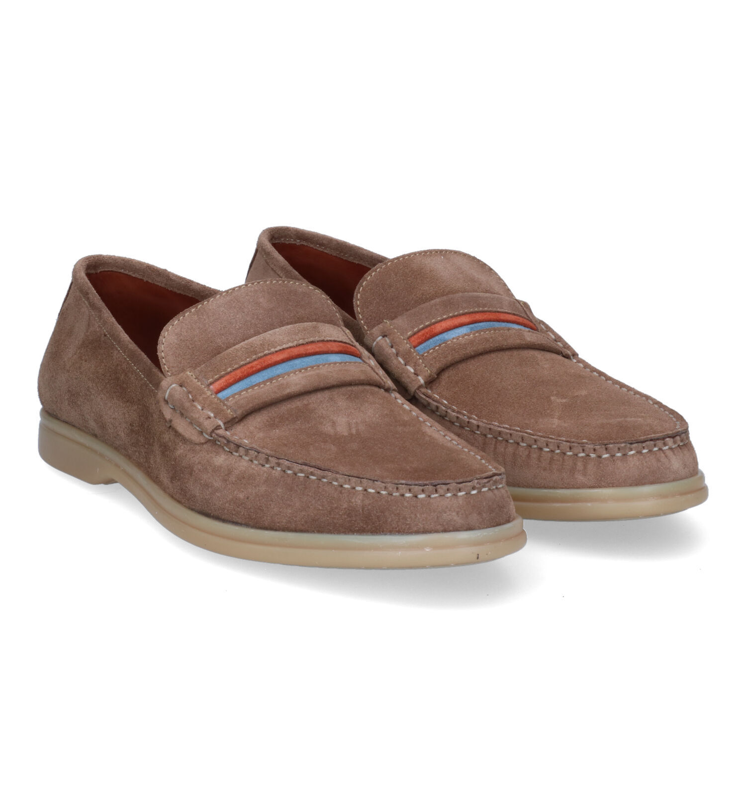 Ambiorix Iacus 1 Taupe Mocassins Heren Lage schoenen Online op