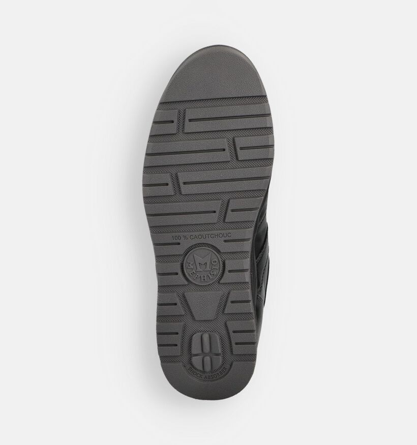 Mephisto Vito Randy Chaussures plates en Noir pour hommes (362723) - pour semelles orthopédiques