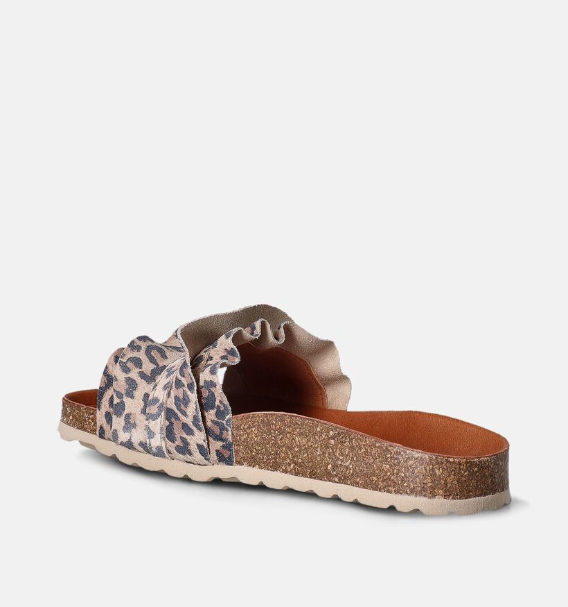 Verbenas Rocio Nu-pieds plates en Marron pour femmes (357426)