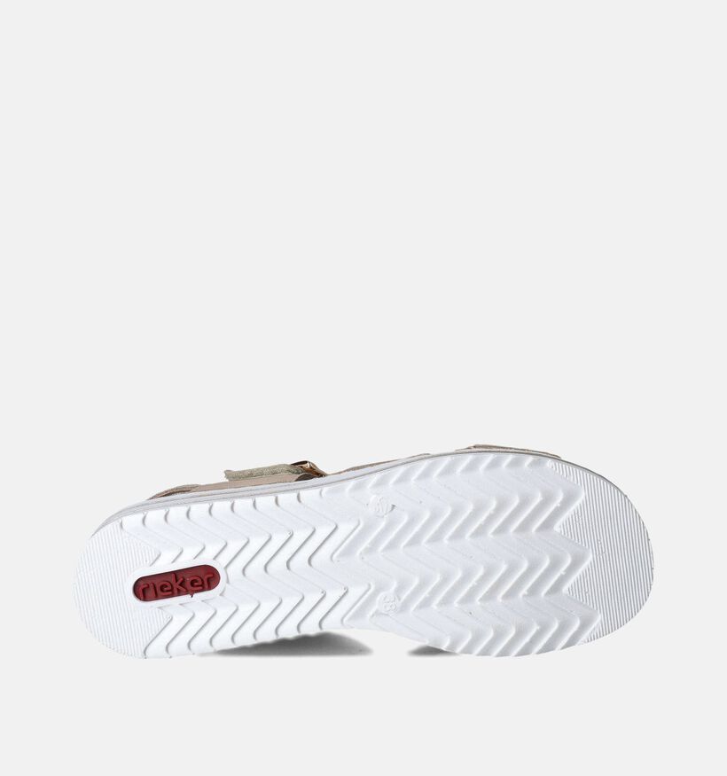 Rieker Gouden Sandalen met Sleehak voor dames (354972)