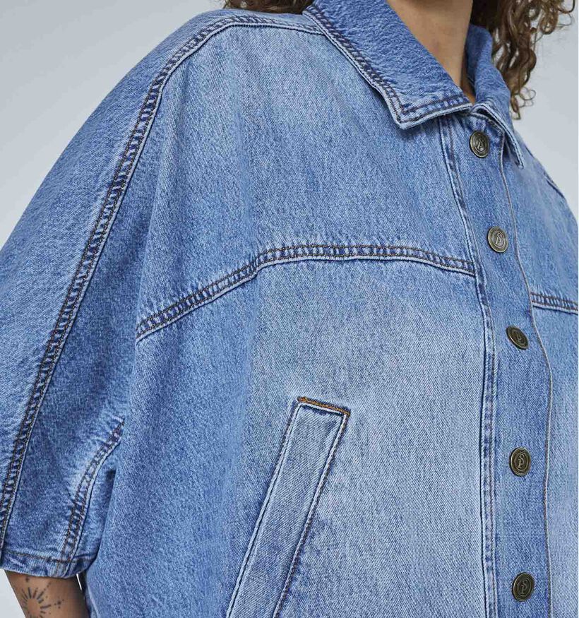 Sisters Point Felka Blauw Jeanshemd voor dames (374891)