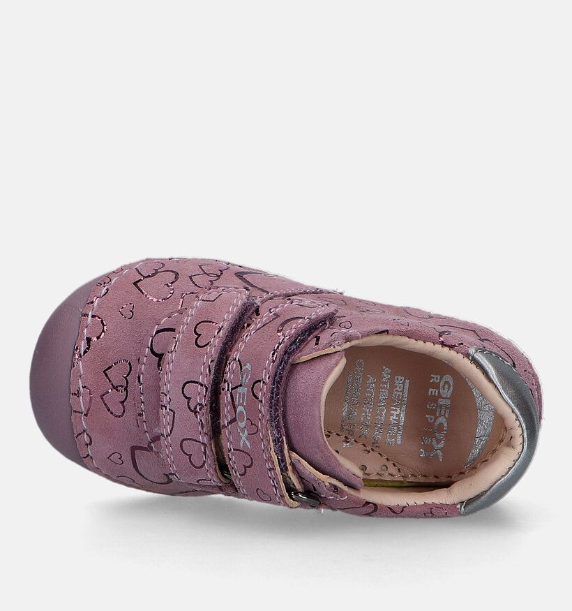 Geox Tutim Chaussures pour bébé en Rose pour filles (330111) - pour semelles orthopédiques