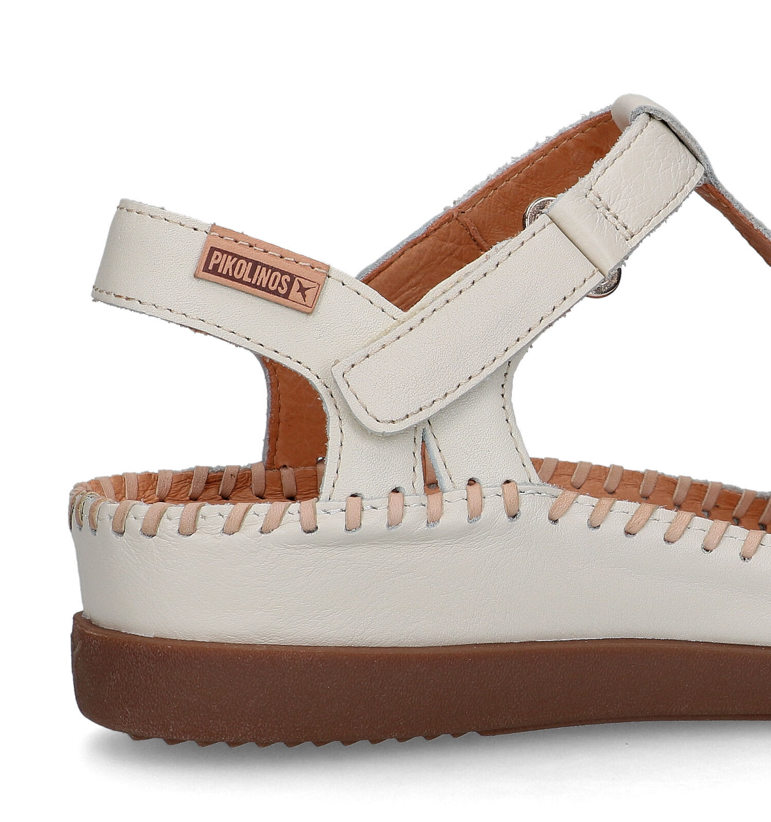 Pikolinos Cadaques Ecru Sandalen Dames Sandalen Online op TORFS.BE