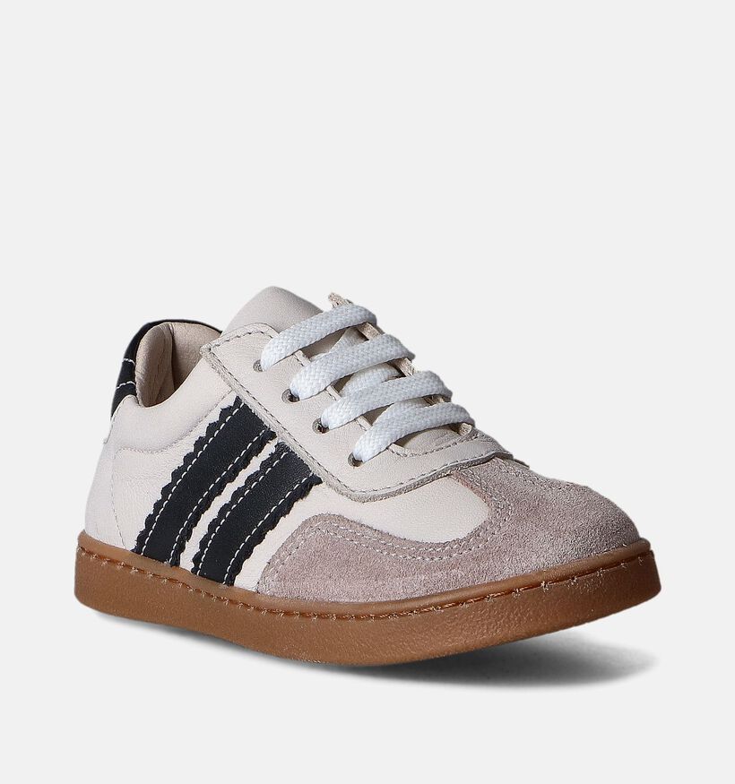 Milo & Mila Beige Sneakers voor meisjes (359917) - geschikt voor steunzolen