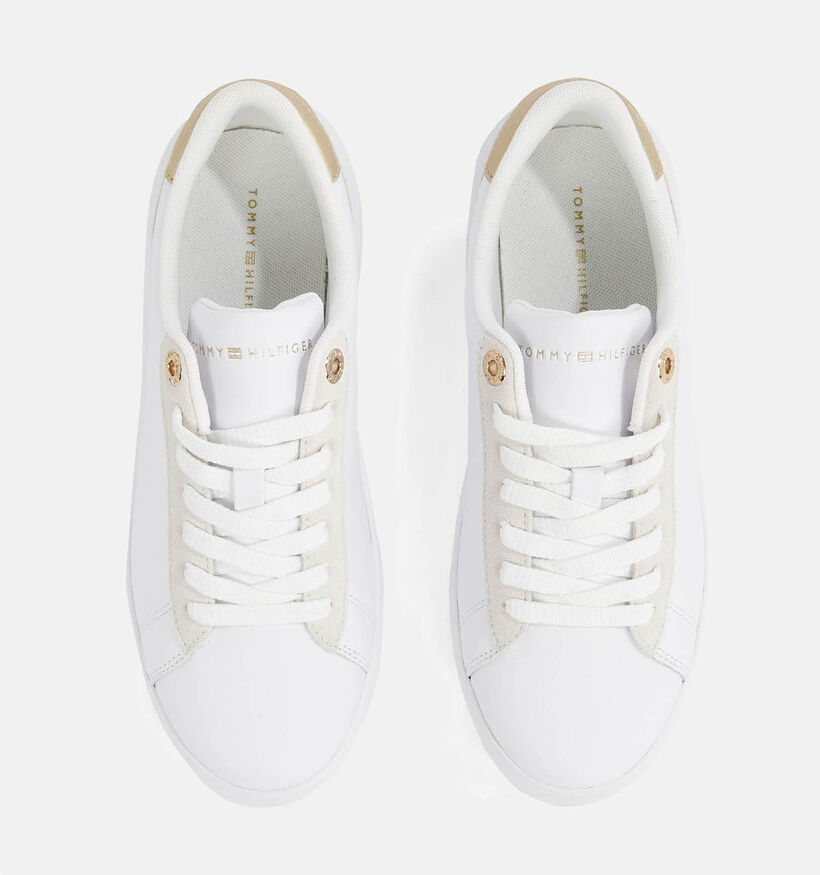 Tommy Hilfiger Chic Court Witte Sneakers voor dames (349712) - geschikt voor steunzolen