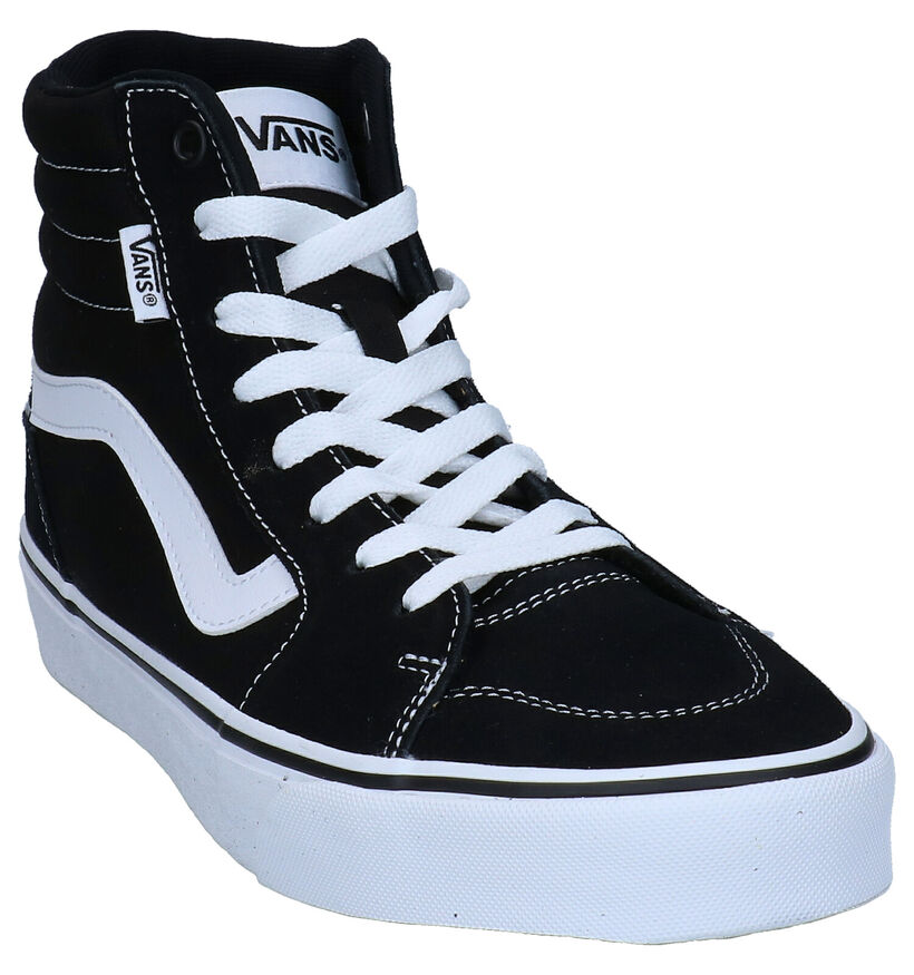 Vans Filmore Hi Baskets de skate en Noir pour hommes (328235)