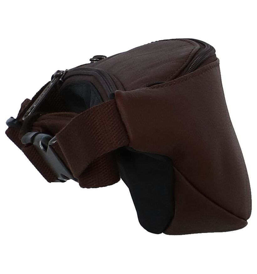 Donkerbruine Heuptas Eastpak Springer EK074 in leer (253634)