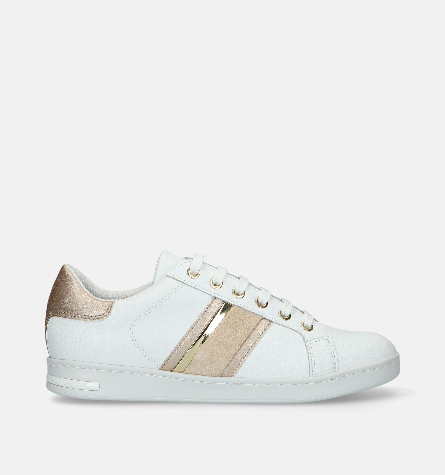 Geox Jaysen Witte Sneakers Dames Sneakers Online op TORFS.BE