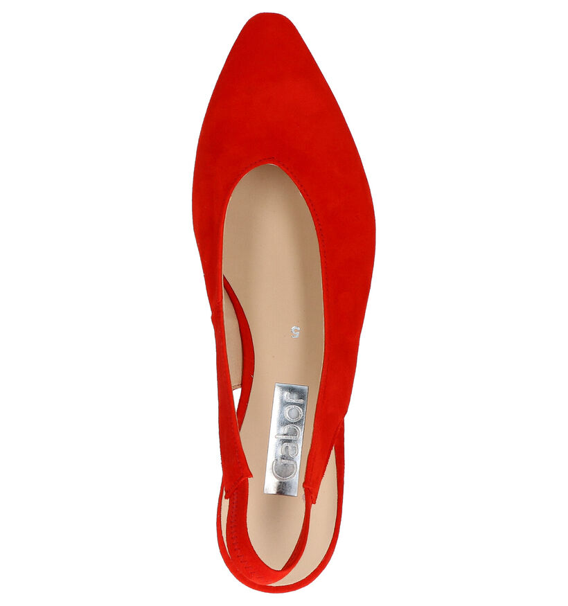 Gabor Escarpins slingback en Bleu foncé en daim (271702)