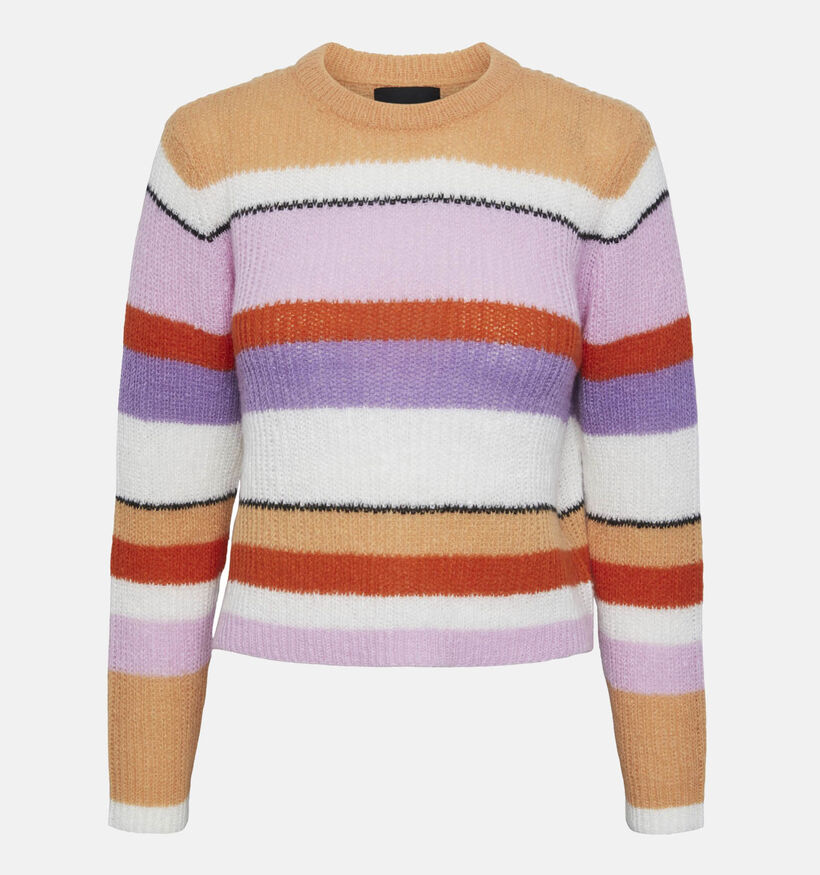 Pieces Brandon Roze Gestreepte trui voor dames (334069)