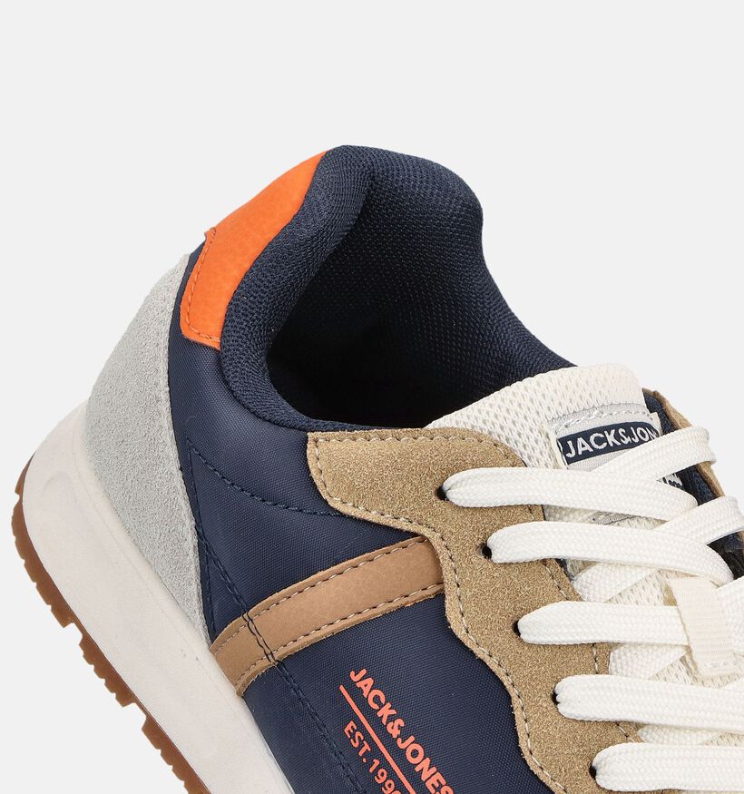 Jack & Jones Harrow Mesh Donkerblauwe Sneakers voor heren (369677) - geschikt voor steunzolen