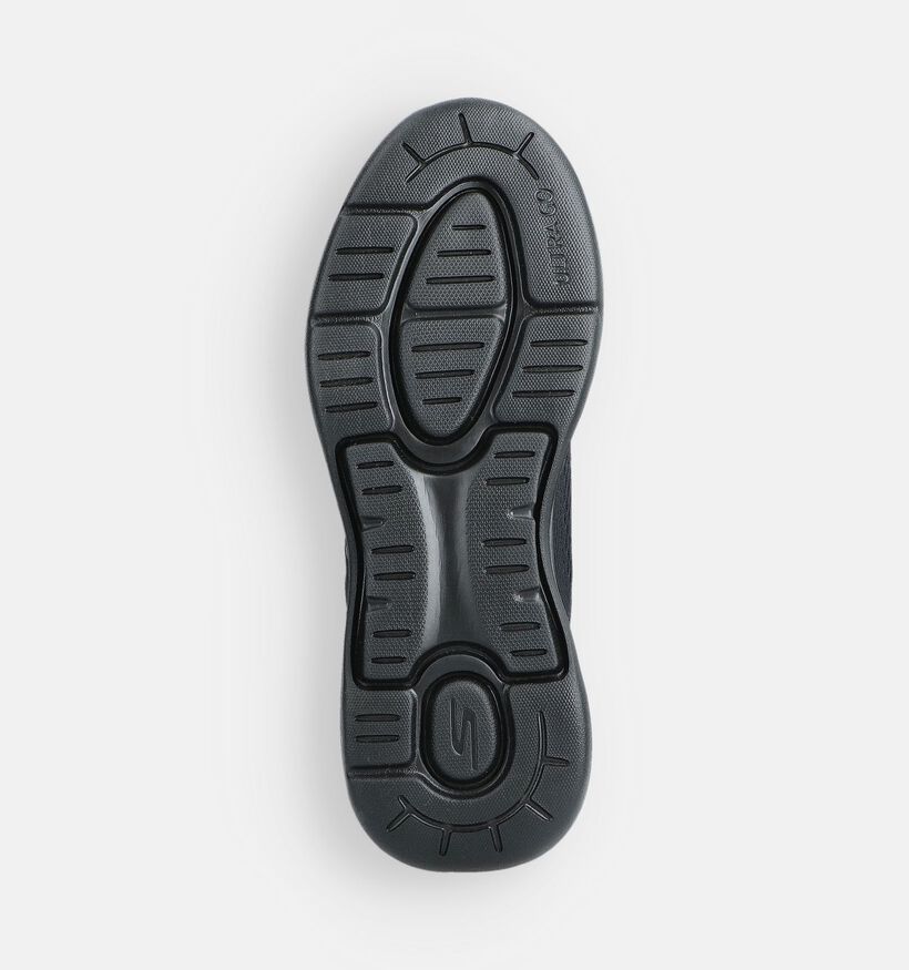 Skechers Go Walk Arch Fit Baskets en Noir pour hommes (366486) - pour semelles orthopédiques