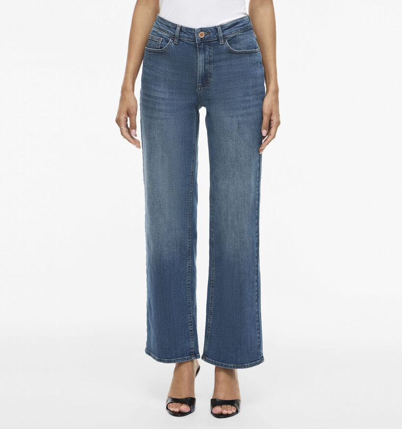 Vila Lisa Straight Leg Blauwe Jeans voor dames (378448)