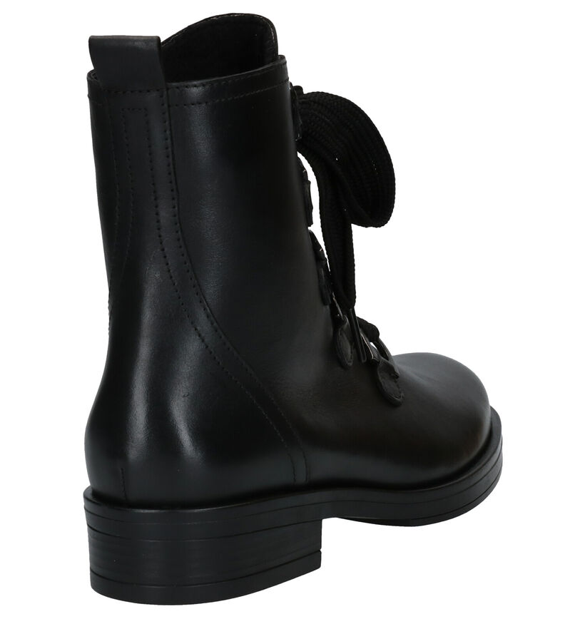 Gabor Best Fitting Bottines en Noir en cuir (282399)