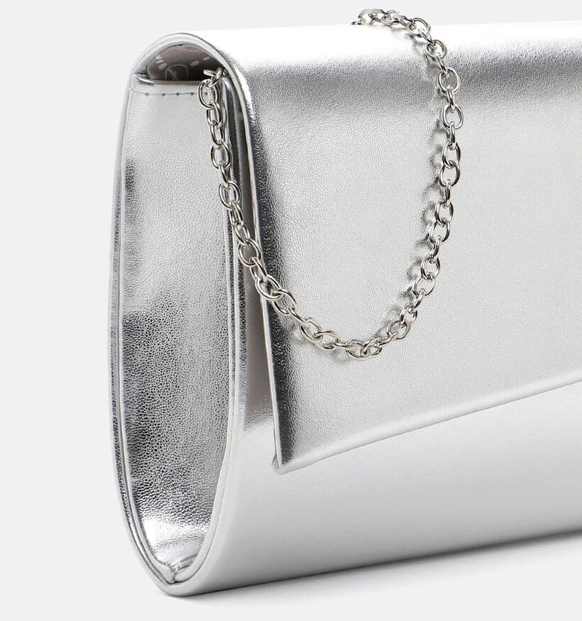 Tamaris Amalia Zilveren Clutch met riem voor dames (355114)
