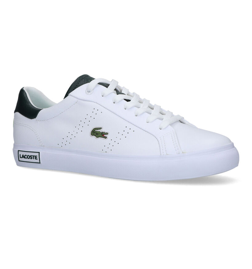 Lacoste Powercourt 2.0 Witte Veterschoenen voor heren (322377)