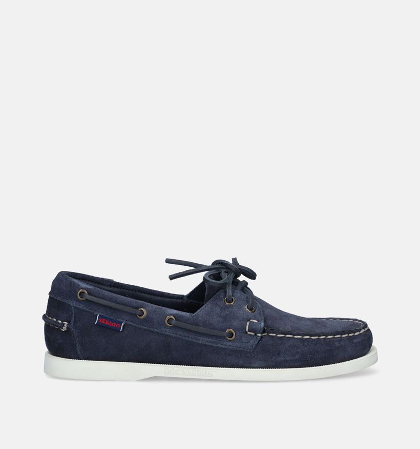 Sebago Dockside Portland Flesh Out Blauwe Bootschoenen voor heren (336841)