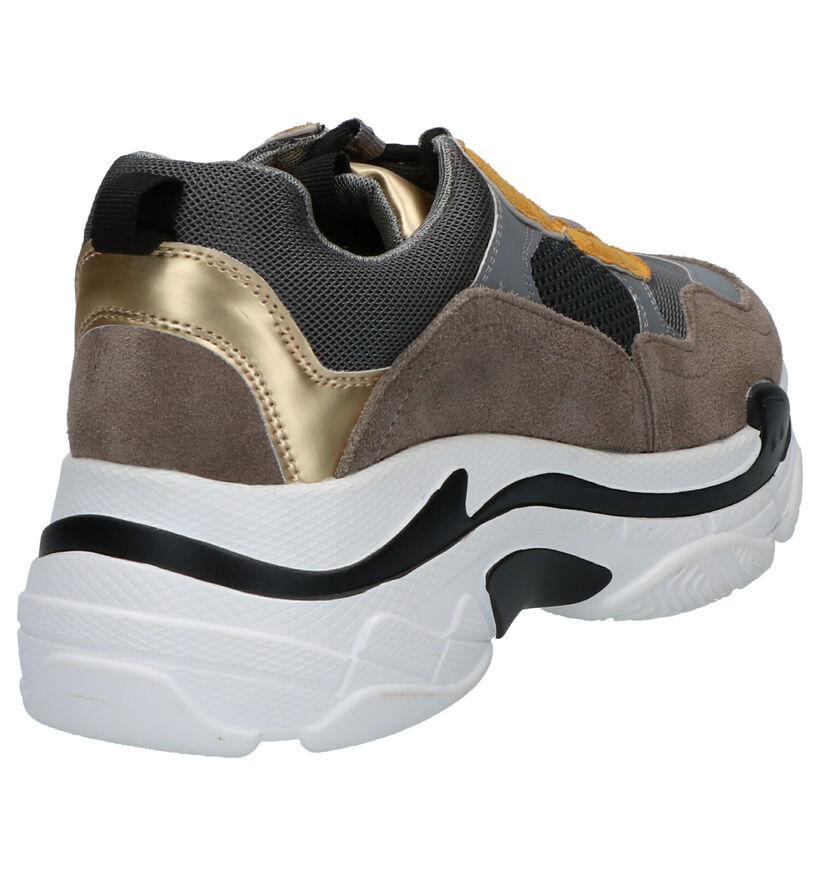 Youh! Sneakers Taupe in daim (274152)