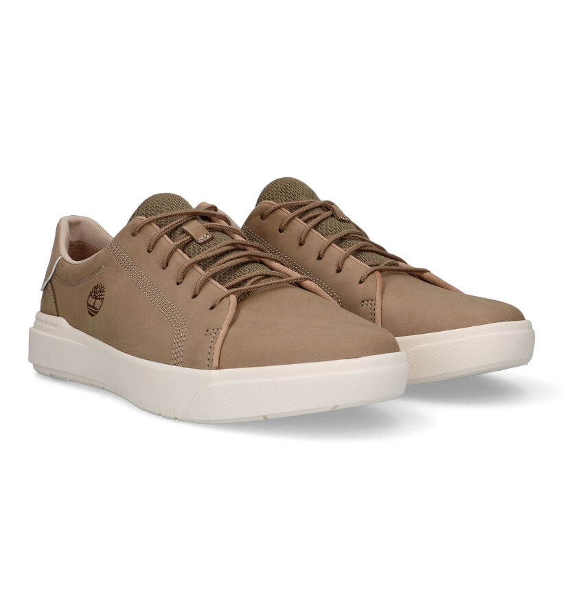 Timberland Seneca Bay Oxford Beige Veterschoenen voor heren (320219)