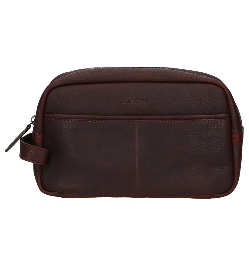 Burkely Trousse de toilette en Marron en cuir (249397)